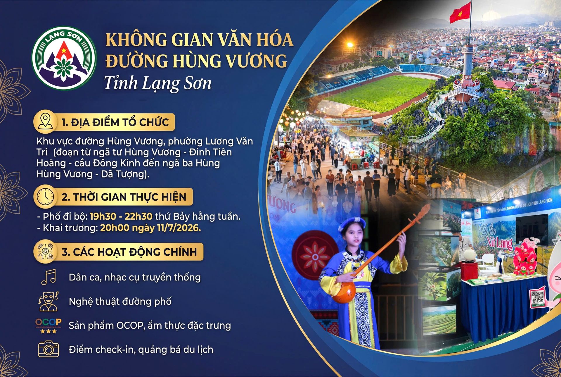 Lạng Sơn thí điểm không gian văn hóa đường Hùng Vương, thúc đẩy phát triển du lịch và M88bet không chặn đêm