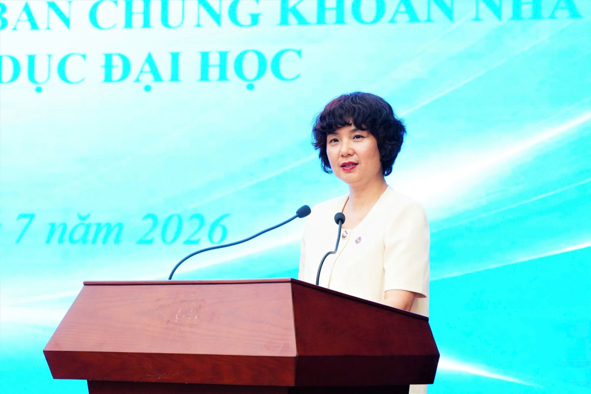 PGS.TS Phạm Thu Hương, Hiệu trưởng Trường Đại học Ngoại thương. Photo: TTTT PGS.TS Phạm Thu Hương, Hiệu trưởng Trường Đại học Ngoại thương. Photo: TTTT