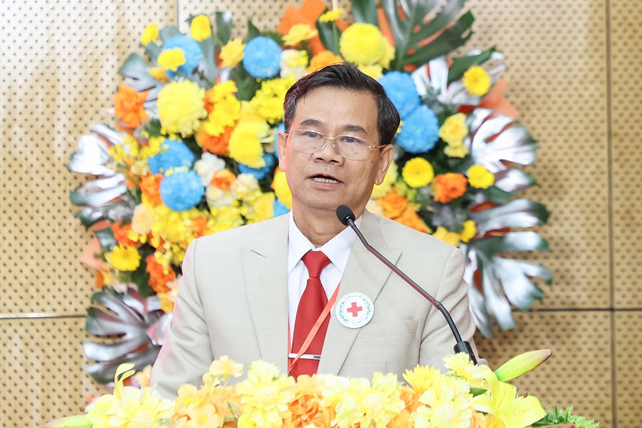 Chủ tịch Hội CTĐ tỉnh Lâm Đồng Nguyễn Quang Minh phát biểu khai mạc đại hội. Chủ tịch Hội CTĐ tỉnh Lâm Đồng Nguyễn Quang Minh phát biểu khai mạc đại hội.