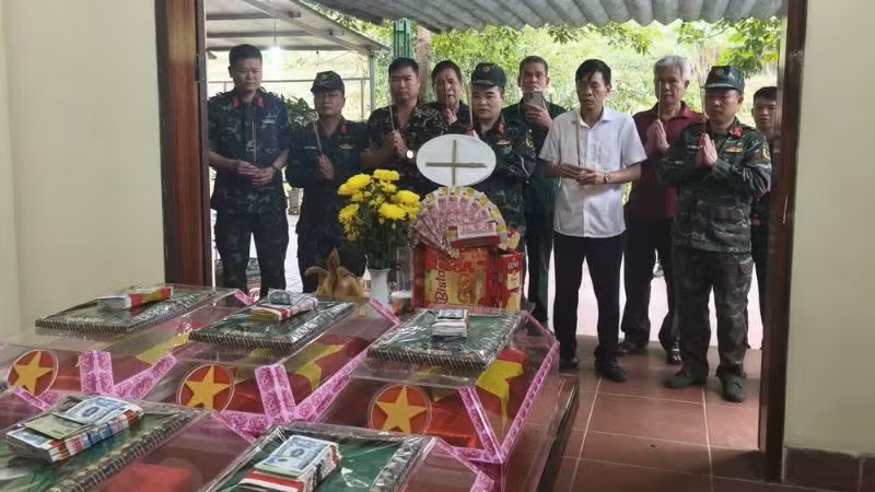Tuyên Quang đã quy tập được 28 hài cốt liệt sĩ, 5 mộ tập thể