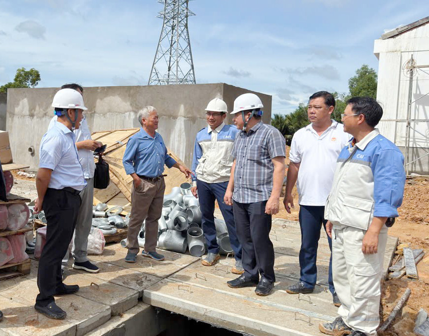 Lãnh đạo EVNSPC thường xuyên kiểm tra, đôn đốc tiến độ các công trình đầu tư xây dựng trọng điểm Lãnh đạo EVNSPC thường xuyên kiểm tra, đôn đốc tiến độ các công trình đầu tư xây dựng trọng điểm