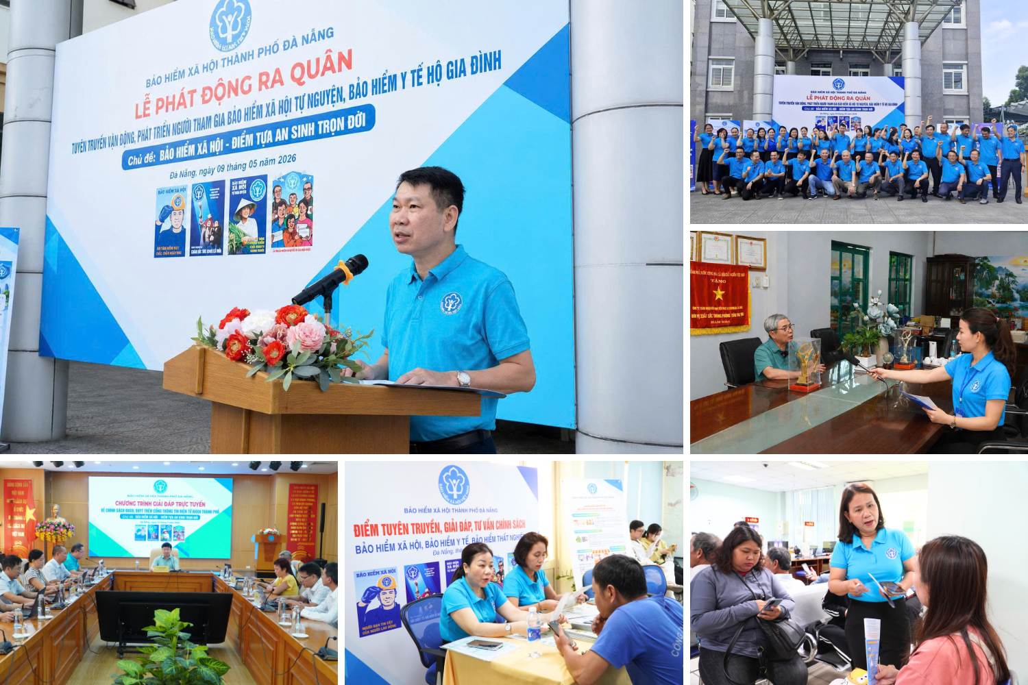 BHXH thành phố Đà Nẵng triển khai đồng bộ nhiều giải pháp tuyên truyền, cải cách hành chính và nâng cao chất lượng phục vụ, góp phần thực hiện hiệu quả chính sách BHXH, BHYT, BHTN trên địa bàn BHXH thành phố Đà Nẵng triển khai đồng bộ nhiều giải pháp tuyên truyền, cải cách hành chính và nâng cao chất lượng phục vụ, góp phần thực hiện hiệu quả chính sách BHXH, BHYT, BHTN trên địa bàn