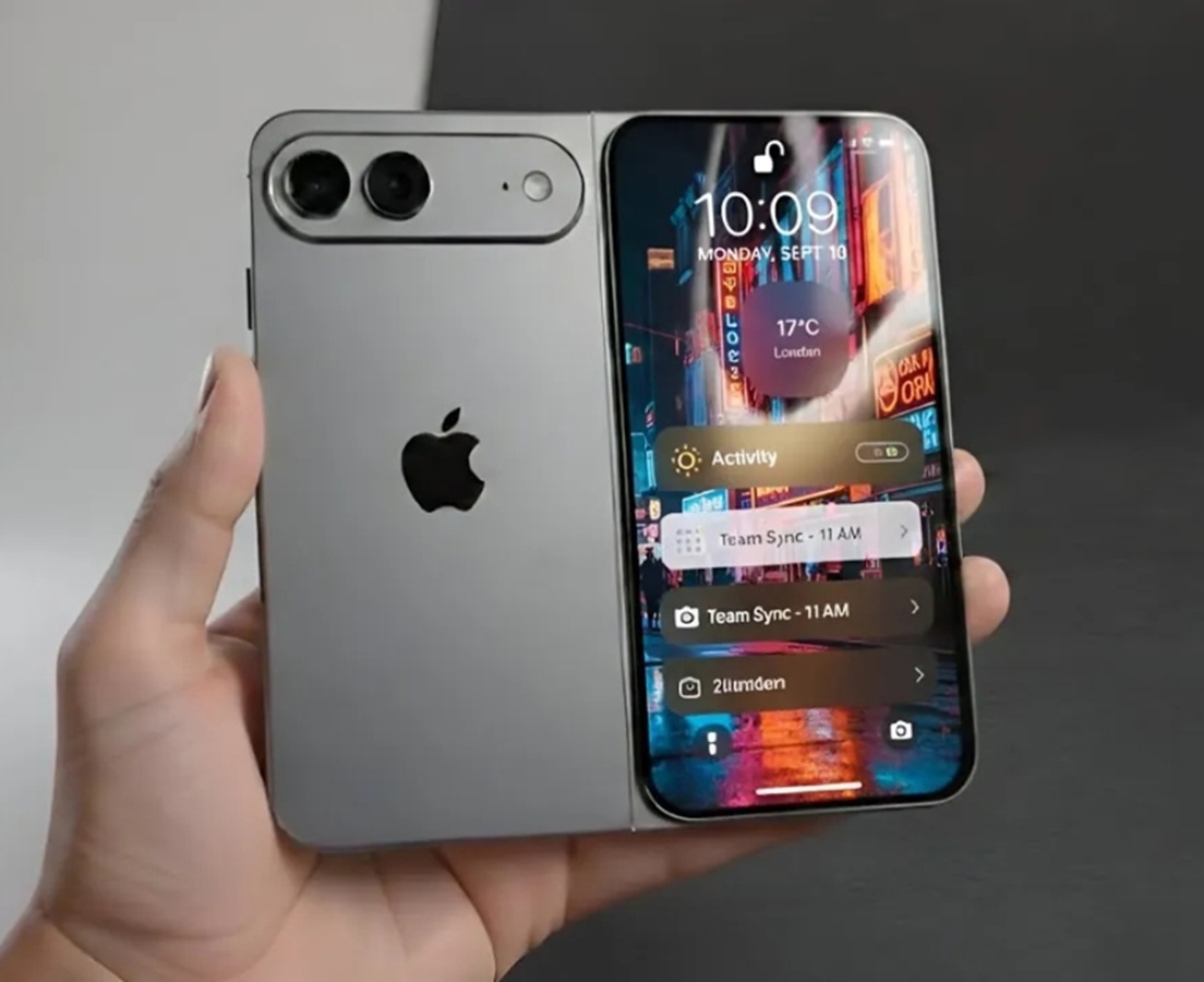 iPhone màn hình gập của Apple lộ thông số pin kép và cơ chế bảo mật Touch ID mới