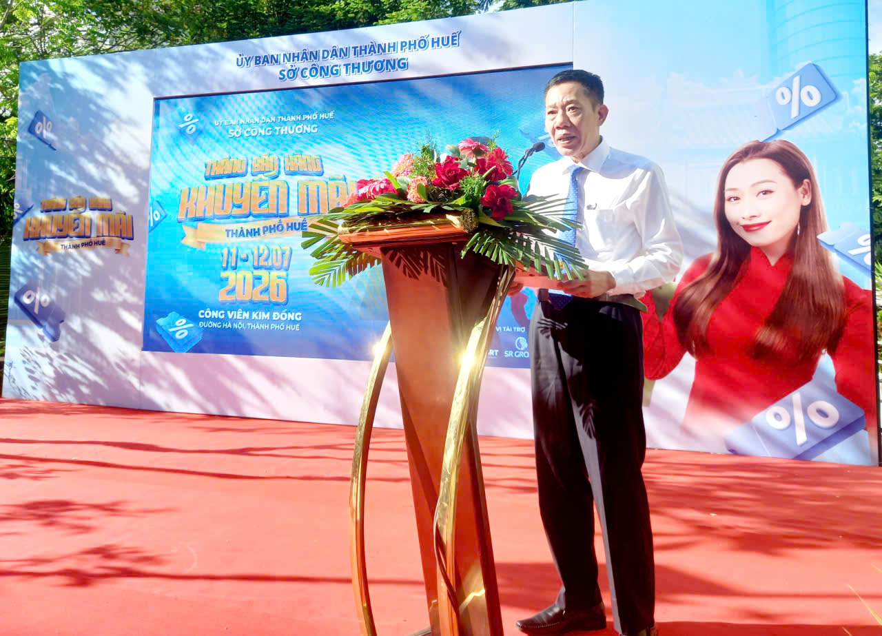 Ông Hà Văn Tuấn- Phó chủ tịch UBND thành phố Huế tại Lễ phát động Ông Hà Văn Tuấn- Phó chủ tịch UBND thành phố Huế tại Lễ phát động