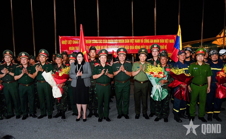 Đoàn cứu hộ, cứu nạn Việt Nam trở về nước, hoàn thành nhiệm vụ tại Venezuela