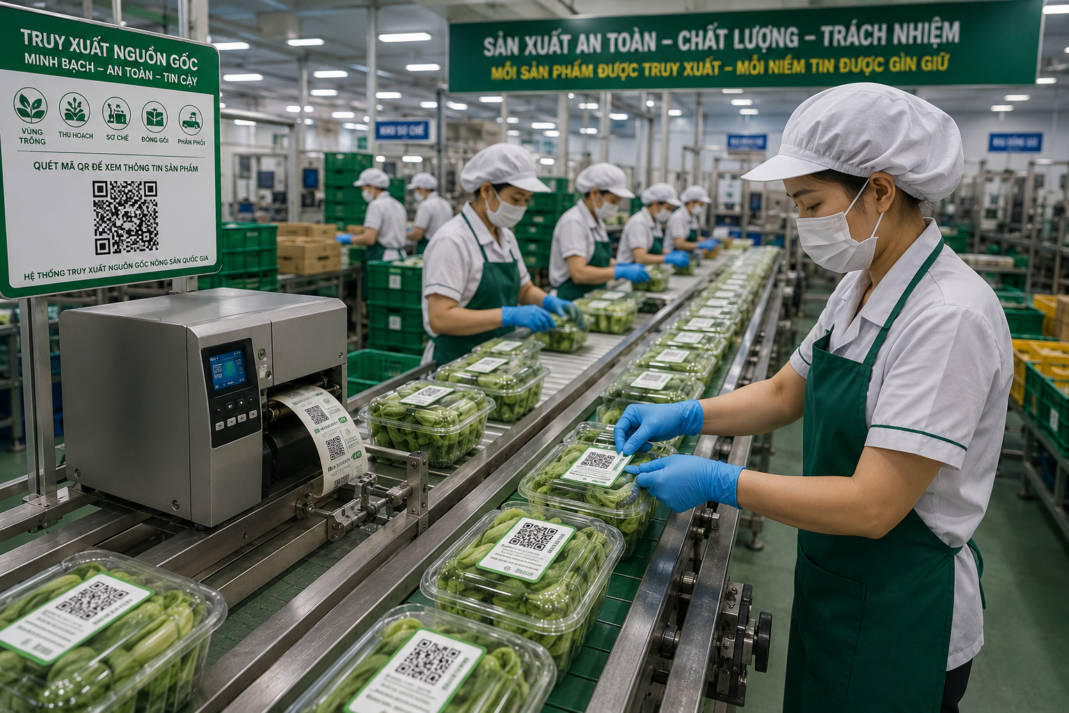 Nhiều doanh nghiệp đã ứng dụng tem điện tử và mã QR trong quản lý sản phẩm, góp phần bảo vệ thương hiệu, nâng cao niềm tin của người tiêu dùng và đáp ứng yêu cầu truy xuất nguồn gốc của thị trường. Nhiều doanh nghiệp đã ứng dụng tem điện tử và mã QR trong quản lý sản phẩm, góp phần bảo vệ thương hiệu, nâng cao niềm tin của người tiêu dùng và đáp ứng yêu cầu truy xuất nguồn gốc của thị trường.