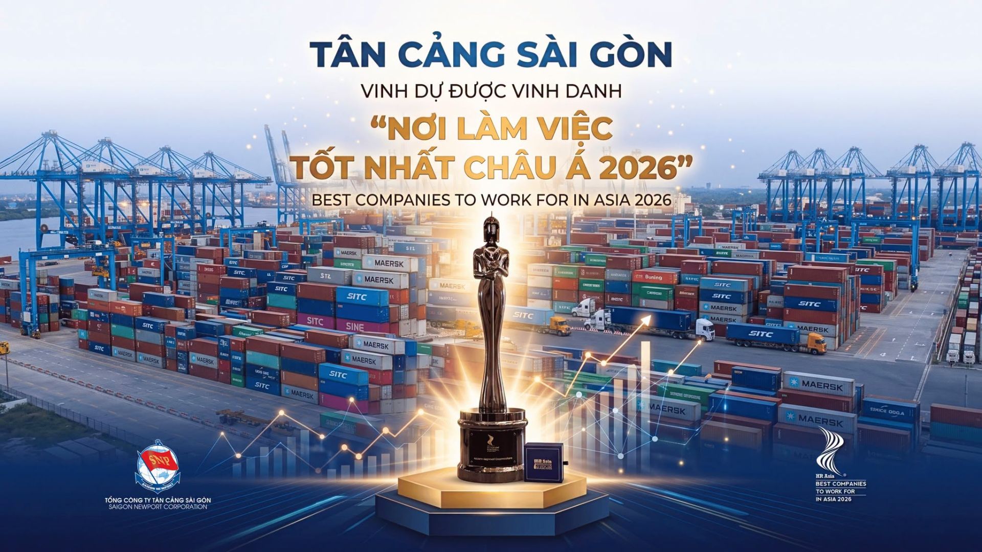 Tân Cảng Sài Gòn ghi dấu ấn với môi trường làm việc hàng đầu châu Á