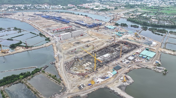 Dự &aacute;n Khu đ&ocirc; thị hỗn hợp Nha Trang (Tập đo&agrave;n SUN GRUOP) tại P. Nam Nha Trang, Kh&aacute;nh H&ograve;a, đang thi c&ocirc;ng