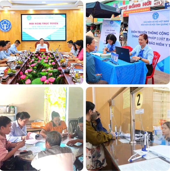 BHXH tỉnh Quảng Trị triển khai đồng bộ nhiều giải pháp, nâng cao hiệu quả thực hiện chính sách BHXH, BHYT trên địa bàn BHXH tỉnh Quảng Trị triển khai đồng bộ nhiều giải pháp, nâng cao hiệu quả thực hiện chính sách BHXH, BHYT trên địa bàn