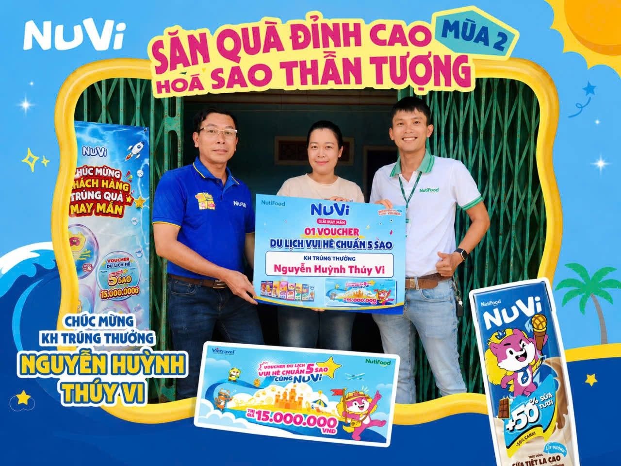 NuVi mang chuyến du lịch hè 5 sao đến gia đình khách hàng
