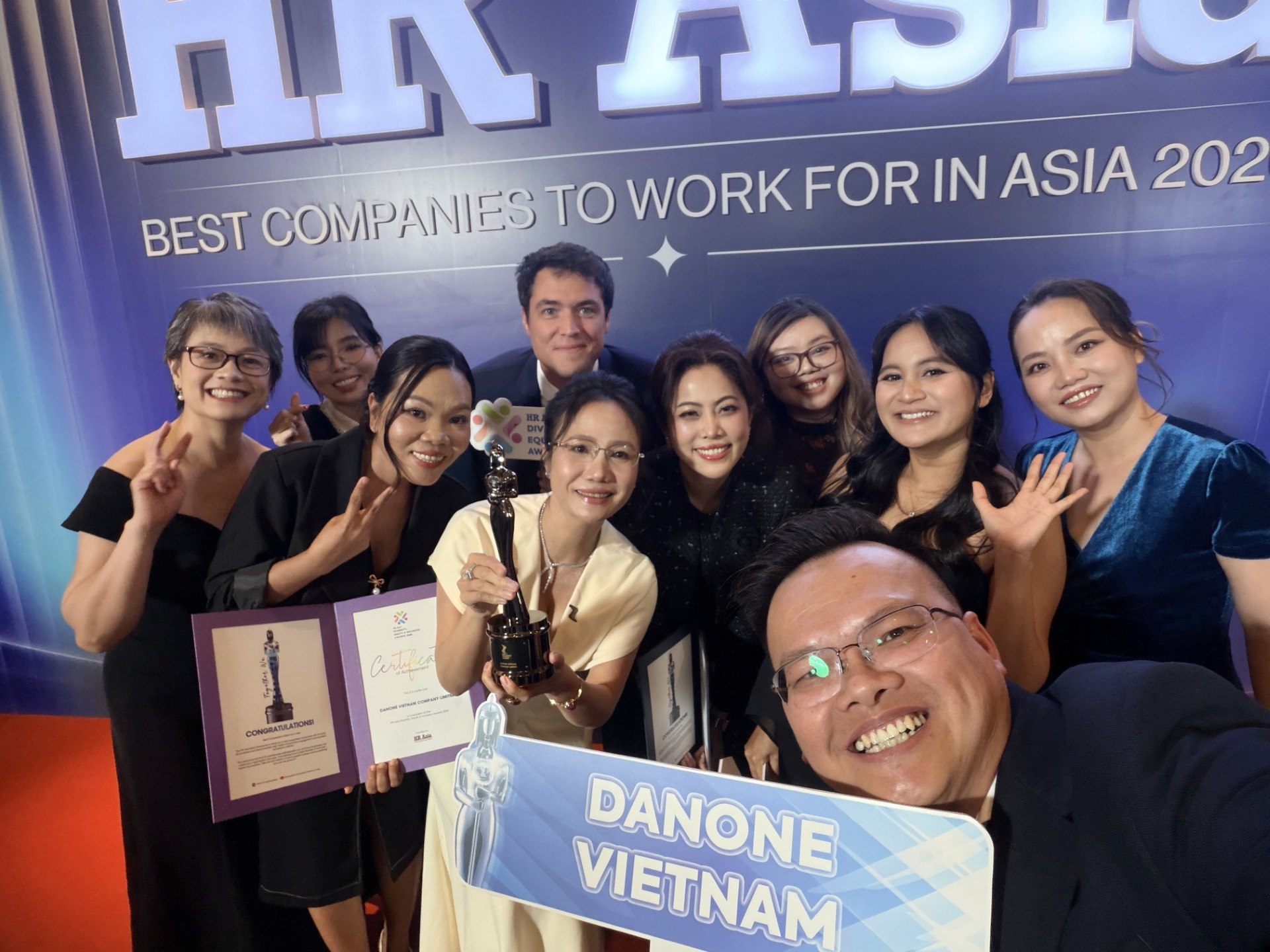 Động lực th&uacute;c đẩy sự ph&aacute;t triển của Danone Việt Nam ch&iacute;nh l&agrave; đội ngũ nh&acirc;n sự địa phương