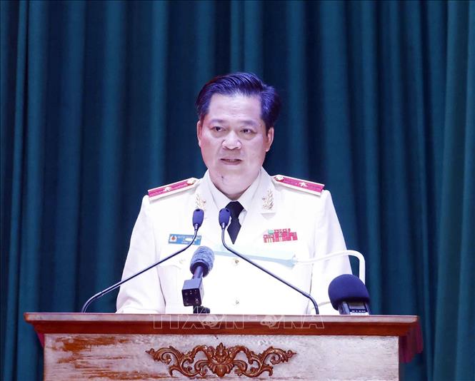 Thiếu tướng Nguyễn Thanh Trường, Cục trưởng Cục Cảnh sát Quản lý trại giam, cơ sở giáo dục bắt buộc, trường giáo dưỡng, Bộ Công an phát biểu. Ảnh: Thống Nhất/TTXVN Thiếu tướng Nguyễn Thanh Trường, Cục trưởng Cục Cảnh sát Quản lý trại giam, cơ sở giáo dục bắt buộc, trường giáo dưỡng, Bộ Công an phát biểu. Ảnh: Thống Nhất/TTXVN