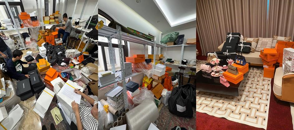 Hà Nội: Thu giữ hàng loạt túi xách giả mạo thương hiệu