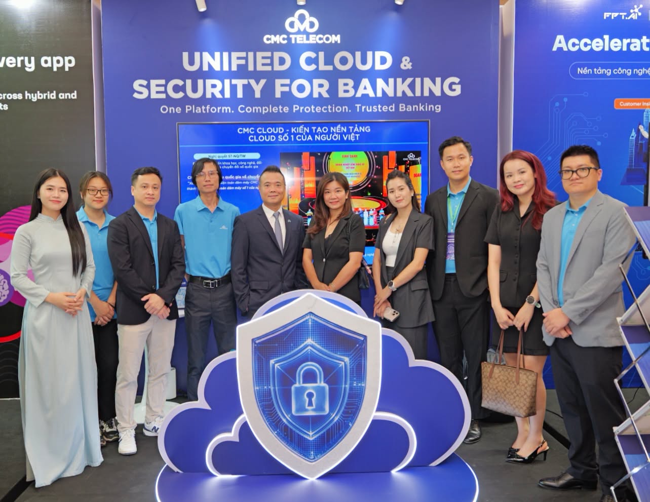 CMC Telecom giới thiệu nền tảng Unified Cloud & Security for Banking tại Hội nghị Công nghệ thông tin ngành Ngân hàng 2026