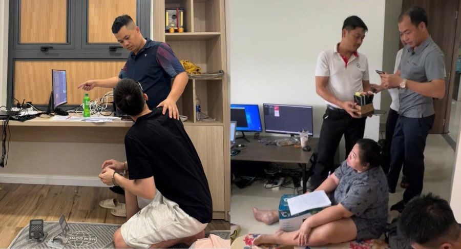Các đối tượng bị bắt giữ khi đang thực hiện các hành vi phạm tội Các đối tượng bị bắt giữ khi đang thực hiện các hành vi phạm tội