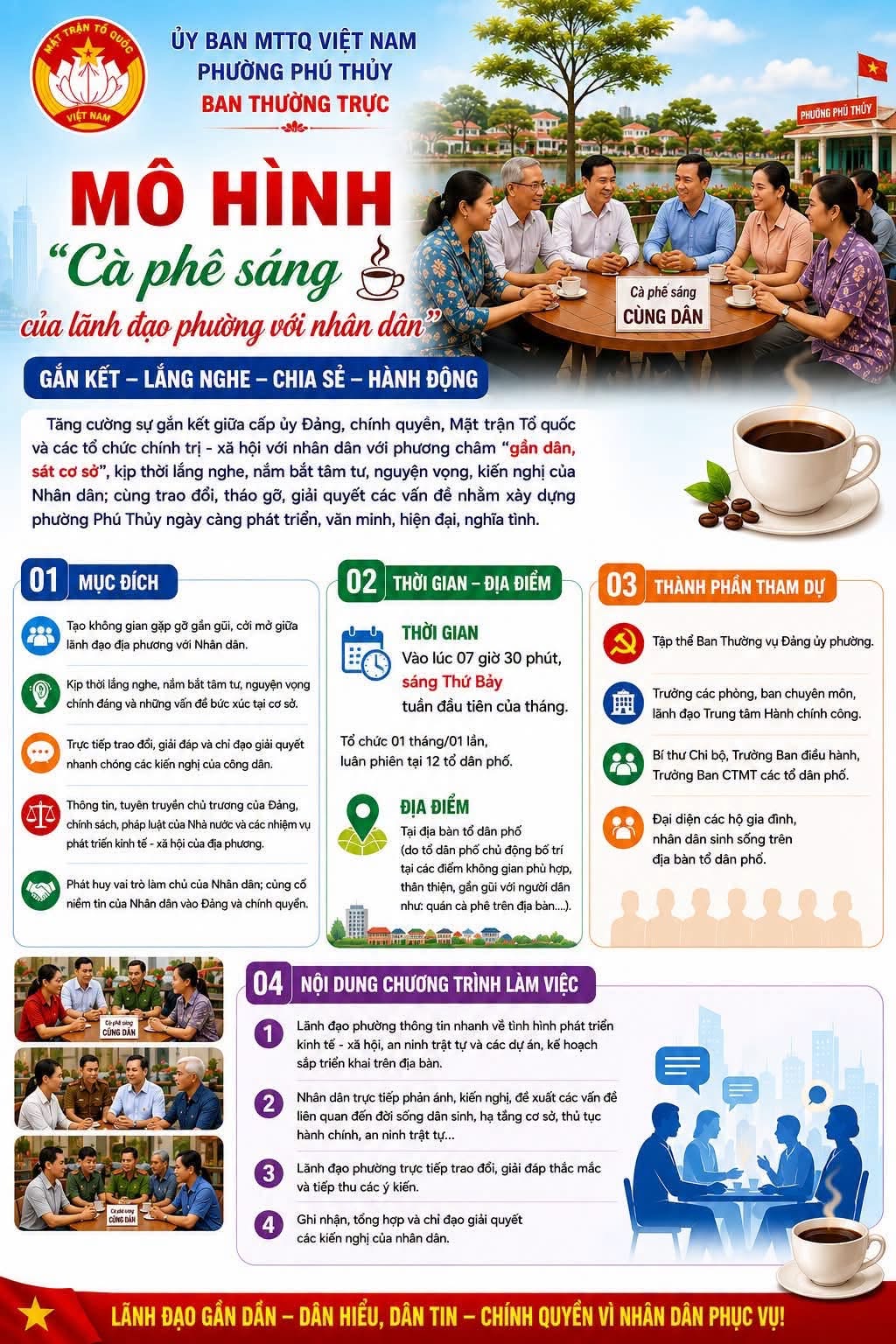 Phường Phú Thủy đã lựa chọn cách làm gần gũi khi tổ chức chương trình Phường Phú Thủy đã lựa chọn cách làm gần gũi khi tổ chức chương trình