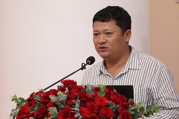 TS Nguyễn Mạnh H&agrave;, Gi&aacute;m đốc Trung t&acirc;m Bảo tồn Thi&ecirc;n nhi&ecirc;n v&agrave; Ph&aacute;t triển (CCD) ph&aacute;t biểu
