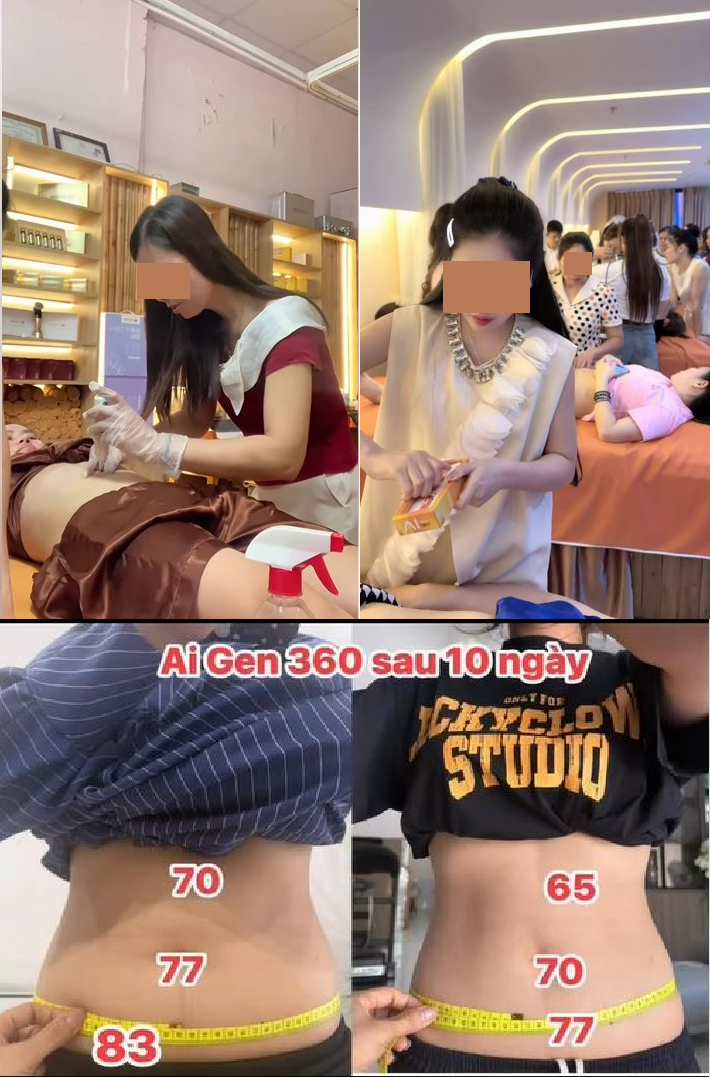 Không khó để có thể bắt gặp những clip hướng dẫn thực hành việc đưa thuốc vào cơ thể, những lời quảng cáo về hiệu quả khi sử dụng sản phẩm AI GEN 360 Không khó để có thể bắt gặp những clip hướng dẫn thực hành việc đưa thuốc vào cơ thể, những lời quảng cáo về hiệu quả khi sử dụng sản phẩm AI GEN 360