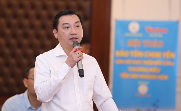 Trung t&aacute; Nguyễn Viết Trung - Ph&oacute; trưởng Ph&ograve;ng cảnh s&aacute;t điều tra về tội phạm về kinh tế, tham nhũng, bu&ocirc;n lậu v&agrave; m&ocirc;i trường (PC03) C&ocirc;ng an tỉnh Kh&aacute;nh Ho&agrave; ph&aacute;t biểu