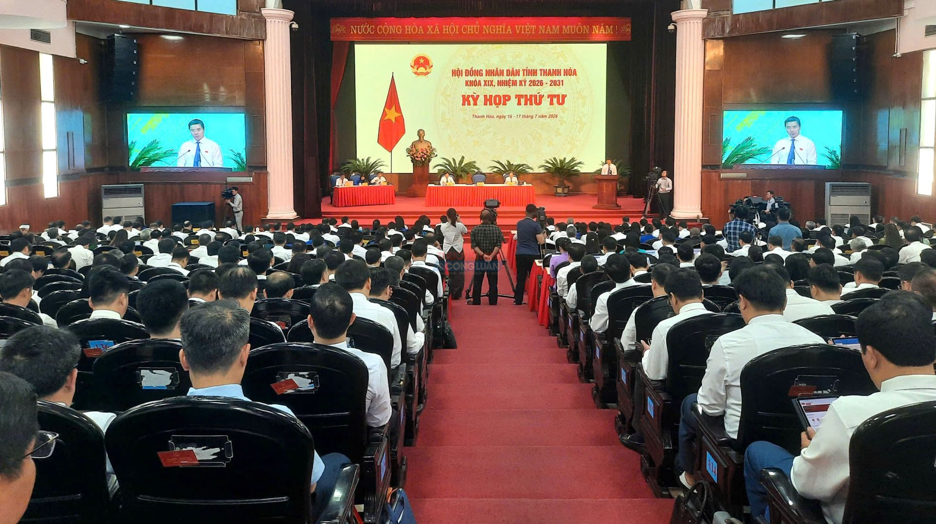 Khai mạc Kỳ họp thứ tư, HĐND tỉnh Thanh Hóa khóa XIX, nhiệm kỳ 2026-2031
