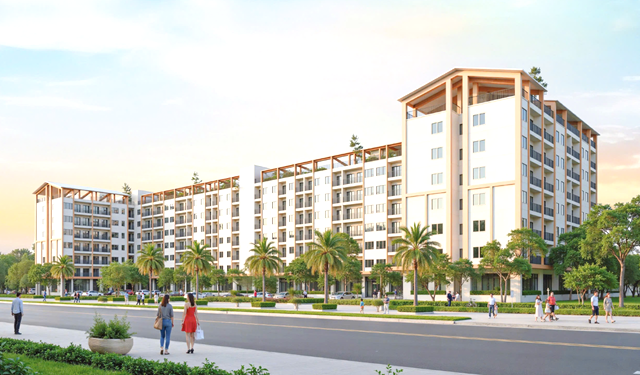 Phối cảnh Dự án Nhà ở xã hội tại Khu đô thị Cồn Tiến Phối cảnh Dự án Nhà ở xã hội tại Khu đô thị Cồn Tiến