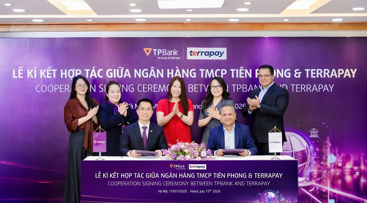 TPBank mở rộng chuyển tiền quốc tế thời gian thực qua mạng lưới TerraPay