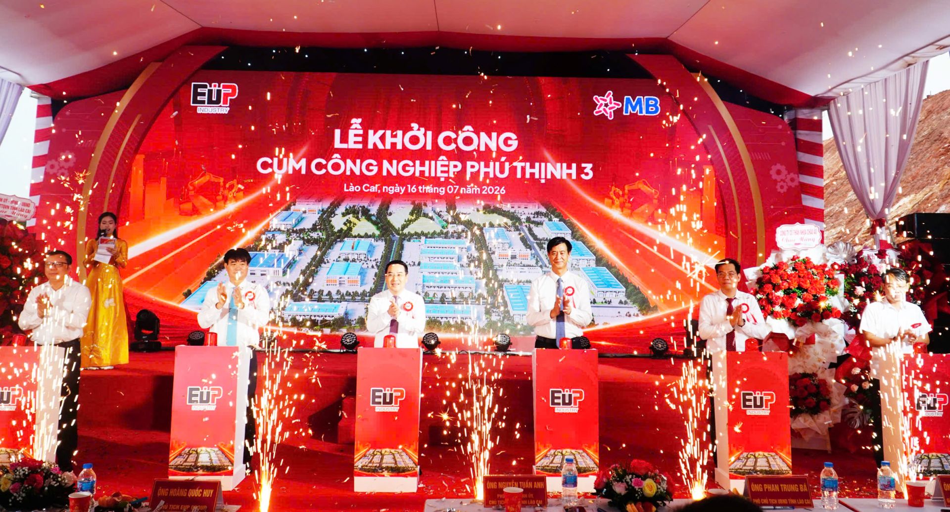 Lào Cai khởi công Cụm công nghiệp Phú Thịnh 3, tạo quỹ đất sạch thu hút đầu tư