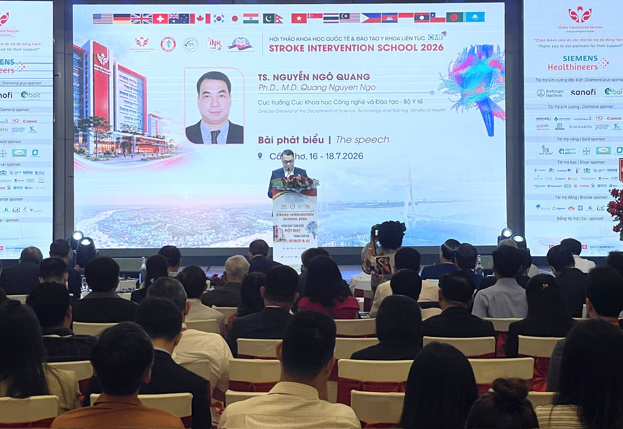 Hội thảo khoa học quốc tế v&agrave; đ&agrave;o tạo Y khoa li&ecirc;n tục Stroke Intervention School 2026