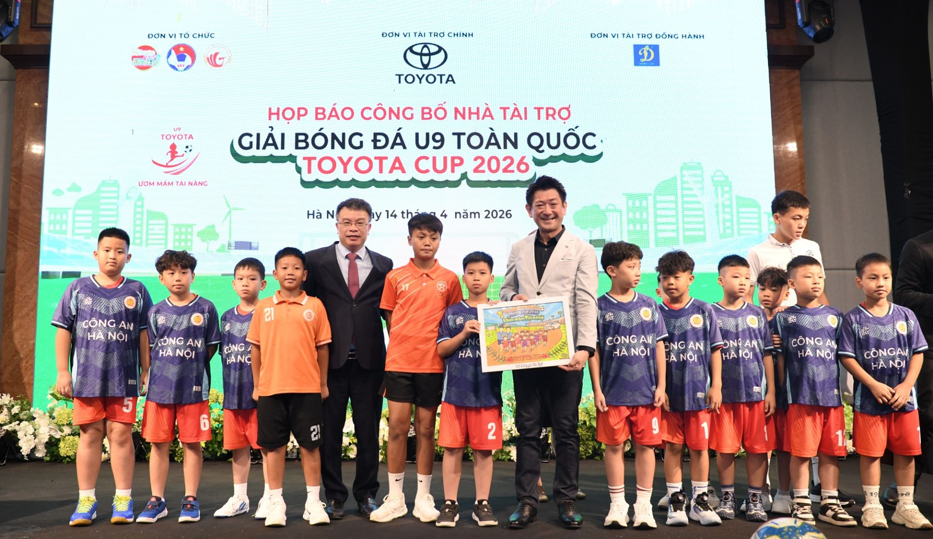 Khởi động Giải b&oacute;ng đ&aacute; U9 to&agrave;n quốc Toyota Cup 2026