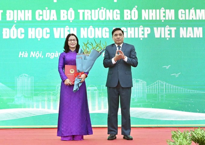 Học viện Nông nghiệp Việt Nam củng cố đội ngũ lãnh đạo, tiếp tục khẳng định thương hiệu đại học hàng đầu