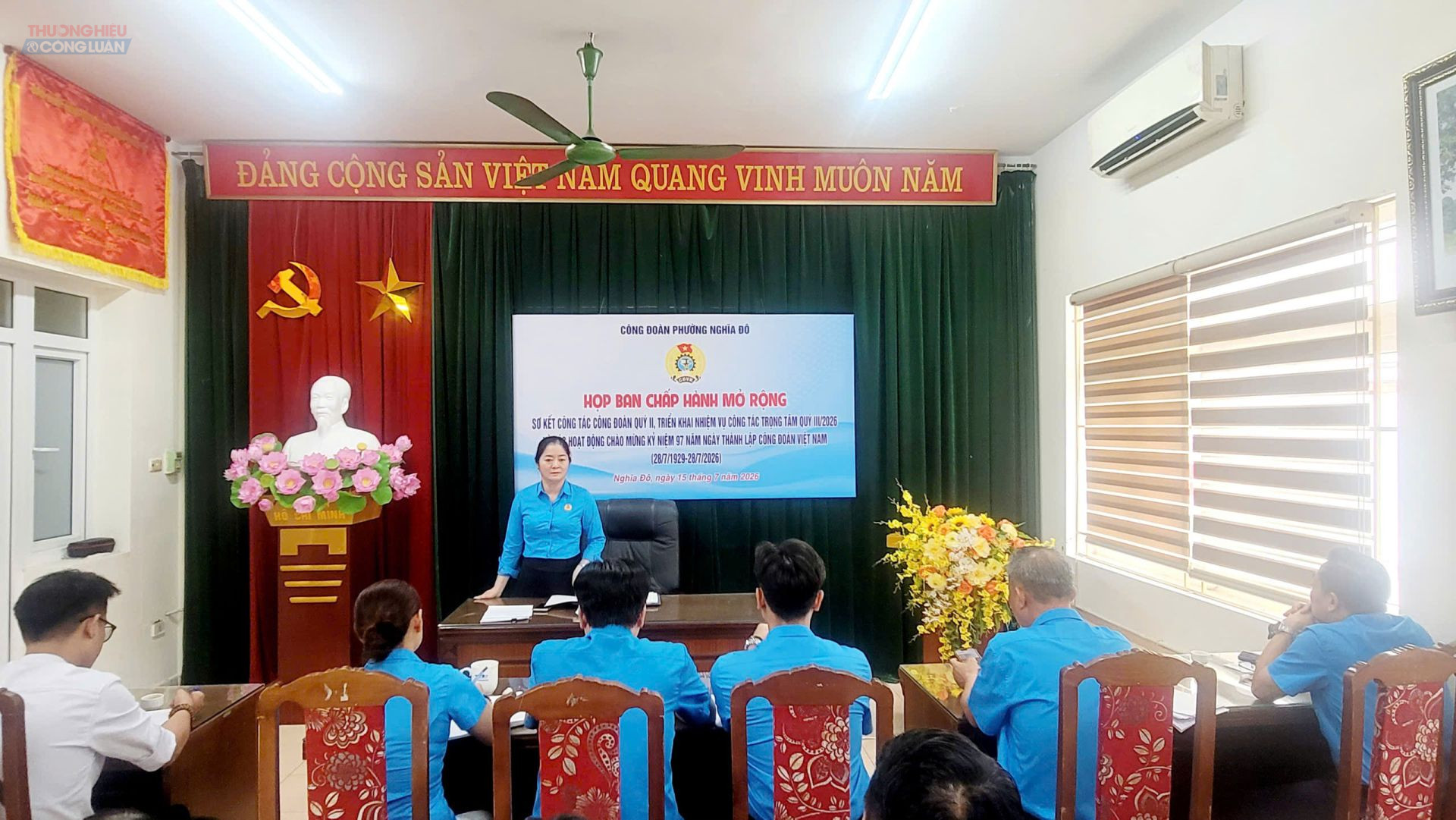 Công đoàn phường Nghĩa Đô đưa hoạt động công đoàn đến gần người lao động hơn