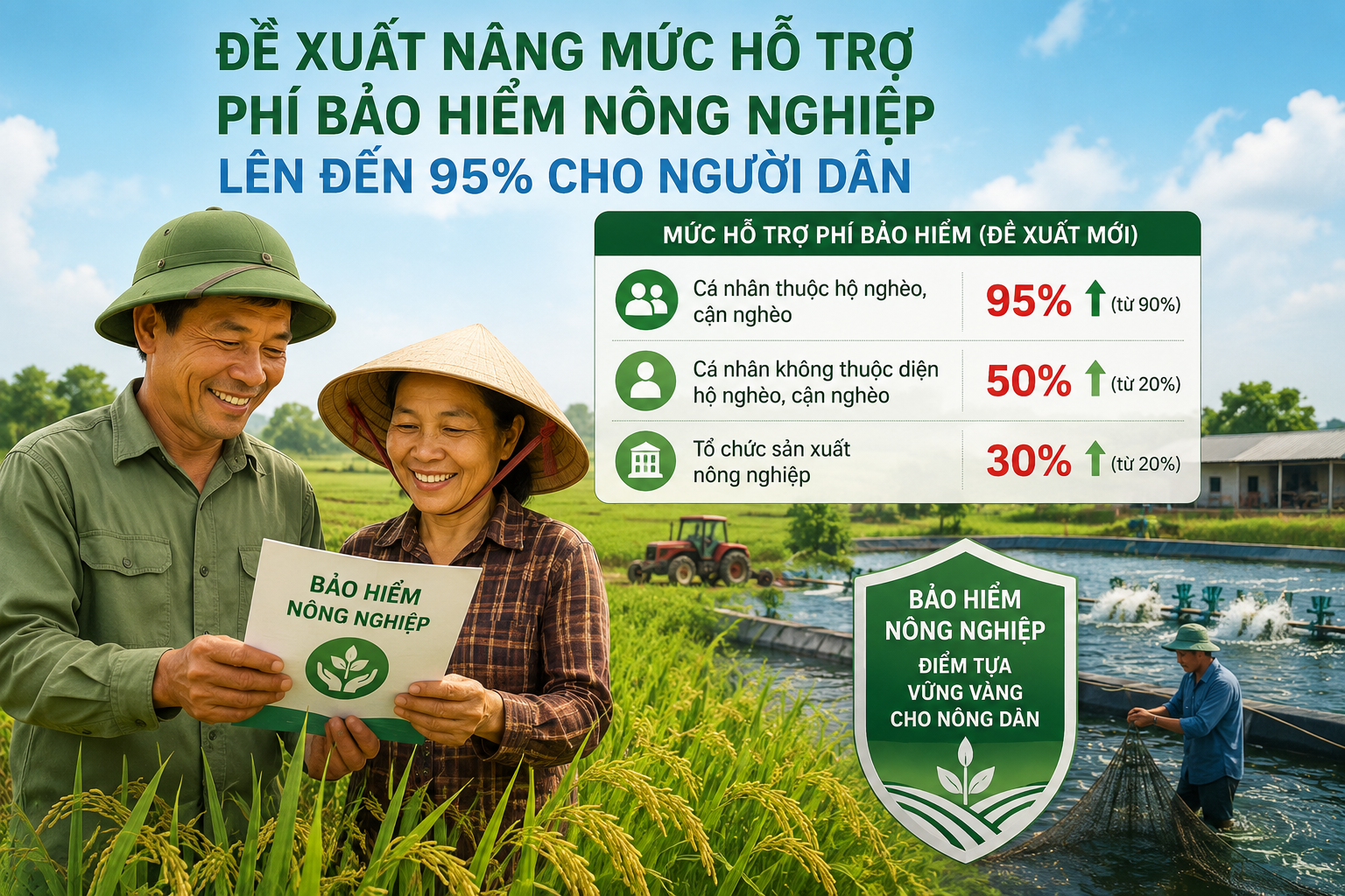 Gỡ nút thắt để bảo hiểm nông nghiệp đến gần hơn với nông dân