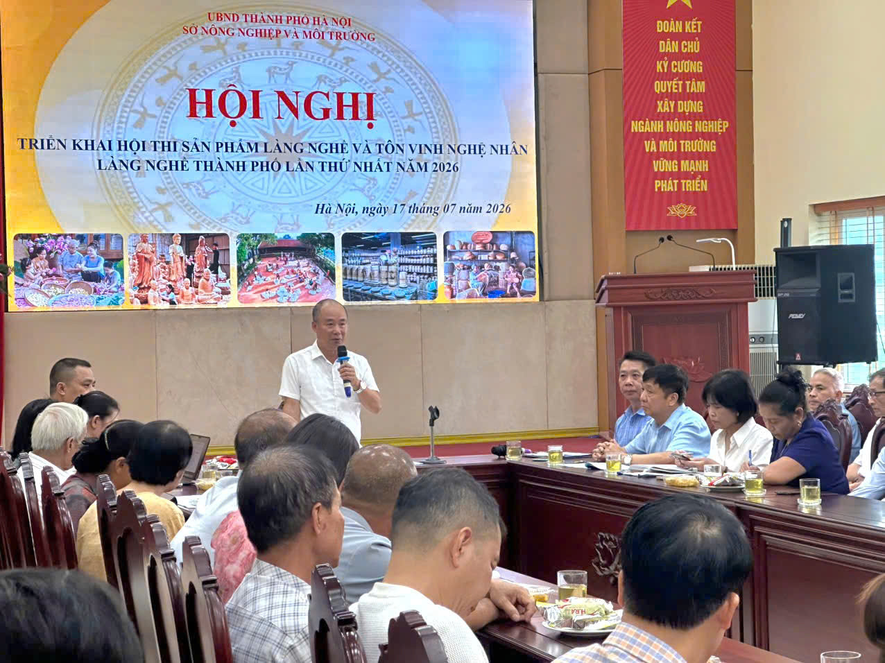 Hà Nội phát động Hội thi sản phẩm làng nghề, tôn vinh nghệ nhân năm 2026
