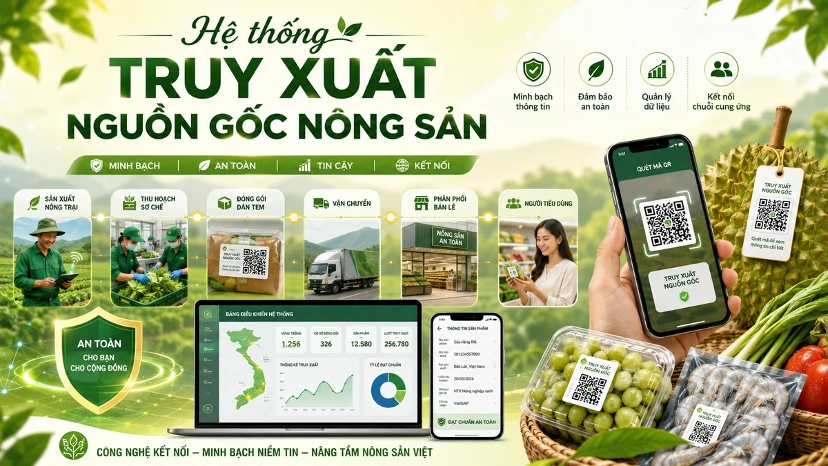 Công nghệ truy xuất nguồn gốc: “Lá chắn số” bảo vệ sản phẩm chính hãng