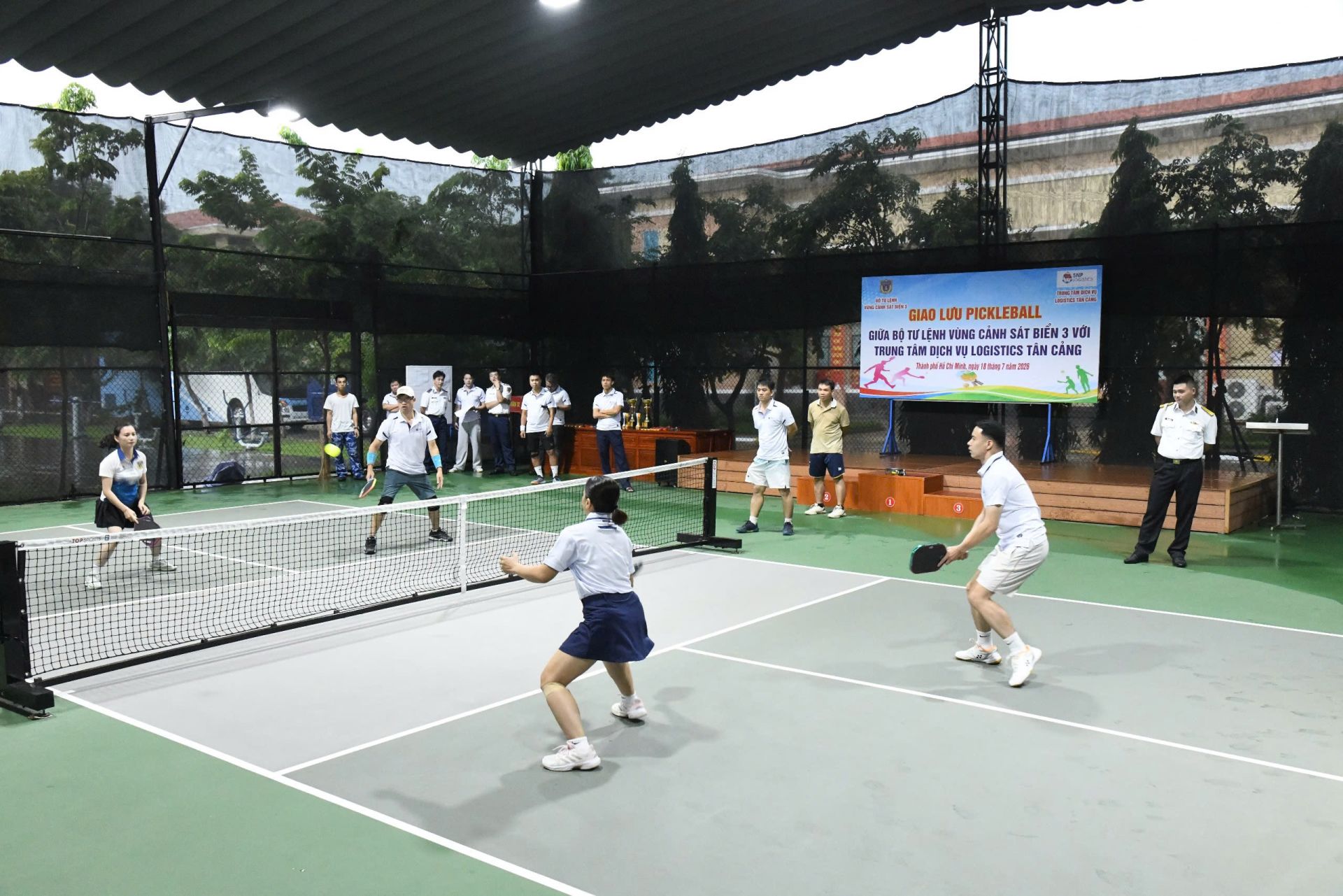 Không khi buổi giao lưu pickleball Không khi buổi giao lưu pickleball
