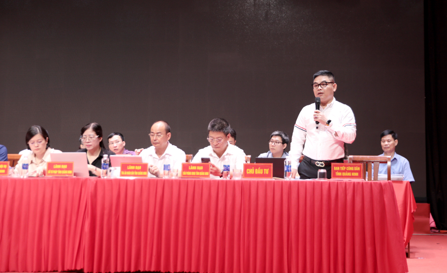 Đại diện chủ đầu tư Dự án Đầu tư xây dựng - kinh doanh hạ tầng Khu đô thị mới Cao Xanh - Hà Khánh C tham gia ý kiến tại buổi làm việc Đại diện chủ đầu tư Dự án Đầu tư xây dựng - kinh doanh hạ tầng Khu đô thị mới Cao Xanh - Hà Khánh C tham gia ý kiến tại buổi làm việc