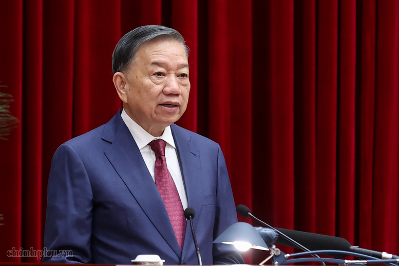 Tổng Bí thư, Chủ tịch nước Tô Lâm gợi ý 4 trọng tâm để Hội nghị thảo luận - Ảnh: VGP/Nhật Bắc Tổng Bí thư, Chủ tịch nước Tô Lâm gợi ý 4 trọng tâm để Hội nghị thảo luận - Ảnh: VGP/Nhật Bắc