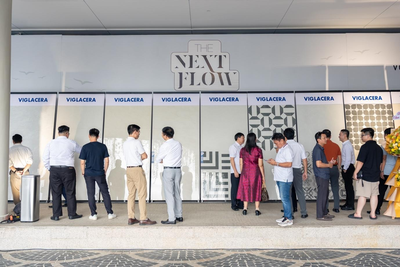 Trưng bày Gạch kích thước lớn 120x120cm tại sự kiện “The Next Flow” Trưng bày Gạch kích thước lớn 120x120cm tại sự kiện “The Next Flow”