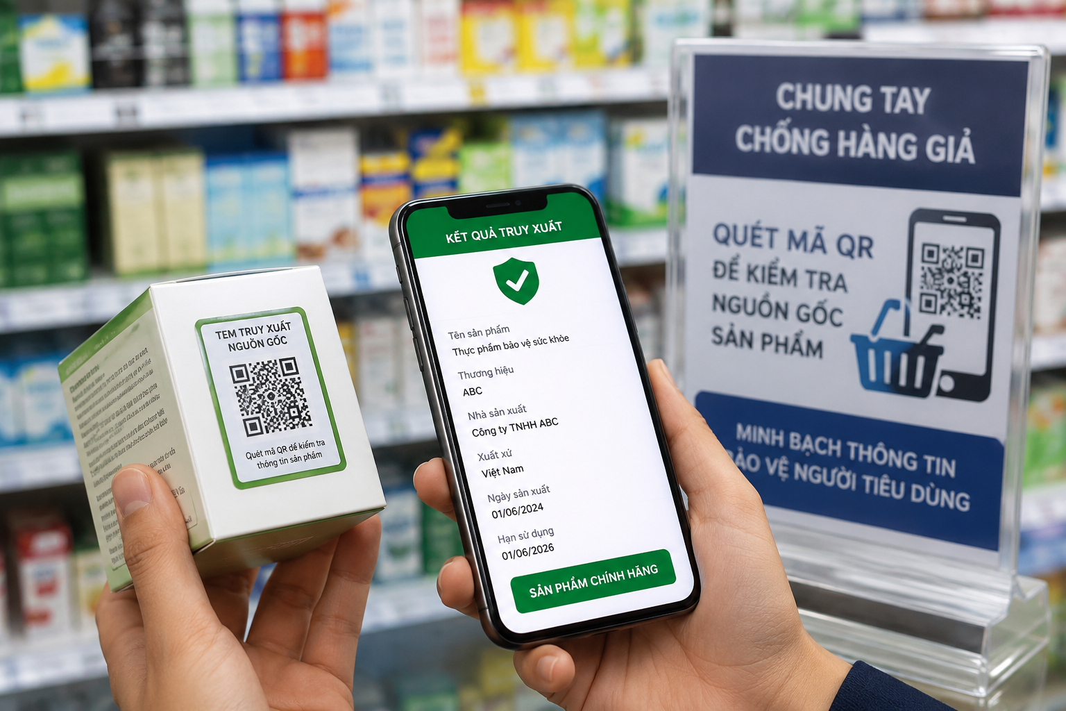 Ứng dụng mã QR và công nghệ truy xuất nguồn gốc giúp doanh nghiệp minh bạch thông tin sản phẩm, đồng thời hỗ trợ các sàn thương mại điện tử và người tiêu dùng nhận diện hàng hóa chính hãng. (Ảnh minh họa) Ứng dụng mã QR và công nghệ truy xuất nguồn gốc giúp doanh nghiệp minh bạch thông tin sản phẩm, đồng thời hỗ trợ các sàn thương mại điện tử và người tiêu dùng nhận diện hàng hóa chính hãng. (Ảnh minh họa)