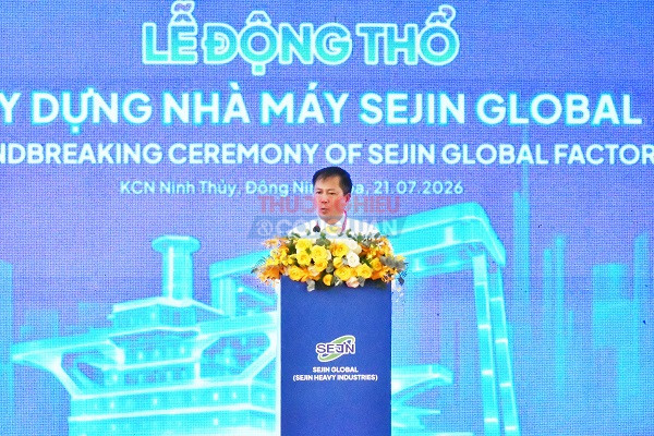 &Ocirc;ng Trần Minh Chiến - Tỉnh ủy vi&ecirc;n, Trưởng Ban Quản l&yacute; Khu M88bet không chặn v&agrave; Khu C&ocirc;ng nghiệp tỉnh Kh&aacute;nh H&ograve;a ph&aacute;t biểu
