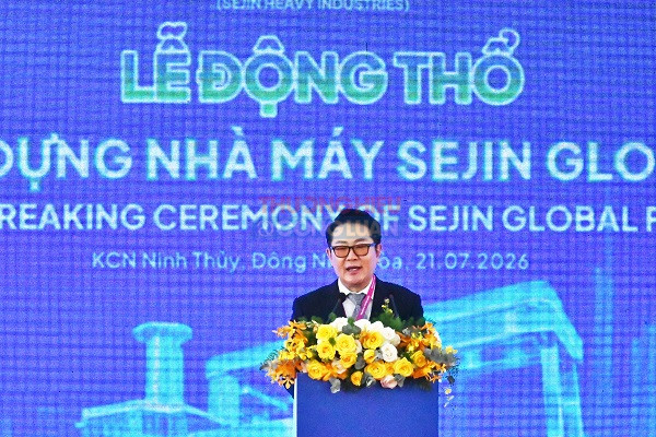 &ocirc;ng Kim Jin Jong - Tổng Gi&aacute;m đốc C&ocirc;ng ty Sejin Heavy Industries