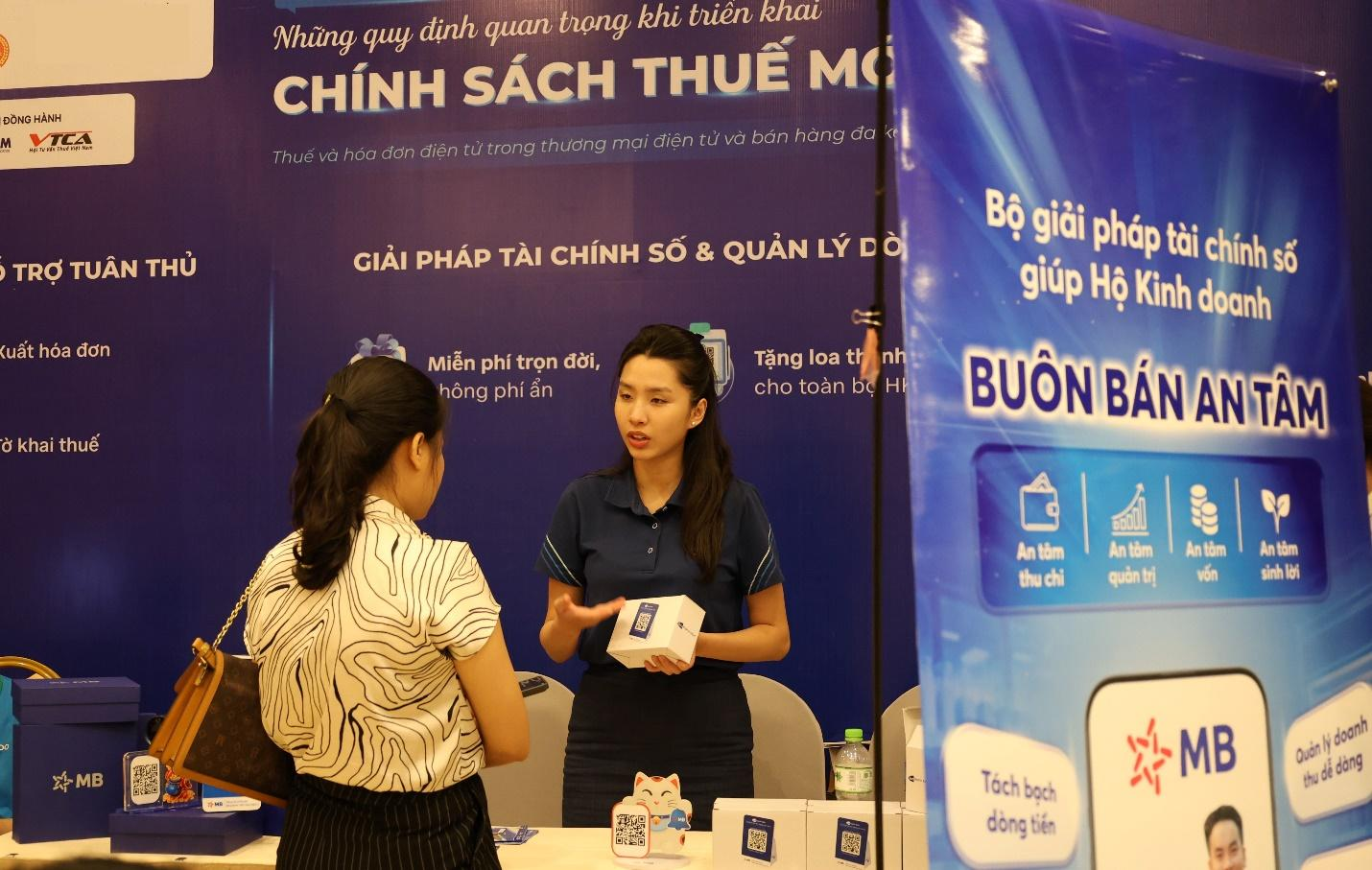MB đồng hành cùng hộ kinh doanh trước những quy định thuế mới