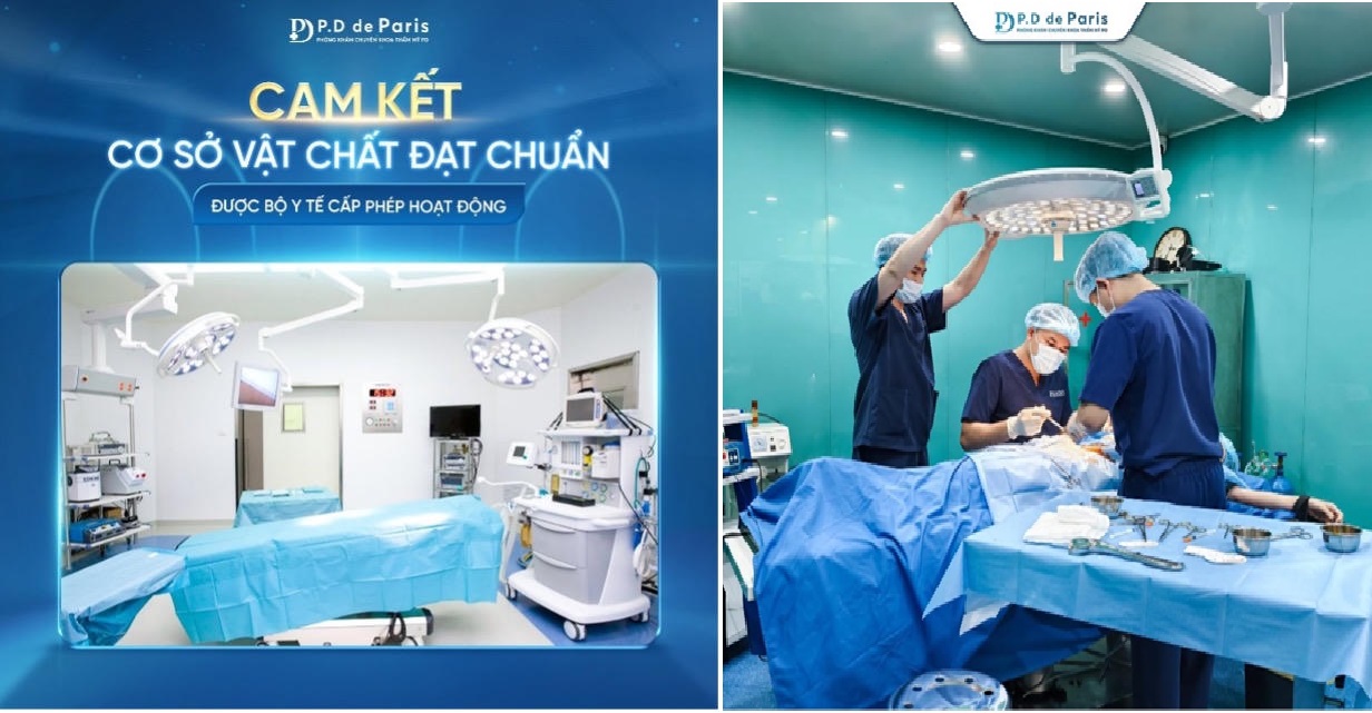 Hệ thống cơ sở vật chất và trang thiết bị tại Phòng khám chuyên khoa thẩm mỹ P.D De Paris được đầu tư phục vụ hoạt động khám và thực hiện các kỹ thuật thẩm mỹ. Hệ thống cơ sở vật chất và trang thiết bị tại Phòng khám chuyên khoa thẩm mỹ P.D De Paris được đầu tư phục vụ hoạt động khám và thực hiện các kỹ thuật thẩm mỹ.
