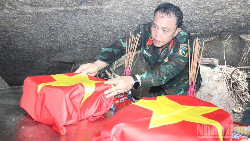 Đà Nẵng tìm thấy 8 hài cốt liệt sĩ tại Hang Đá Sập