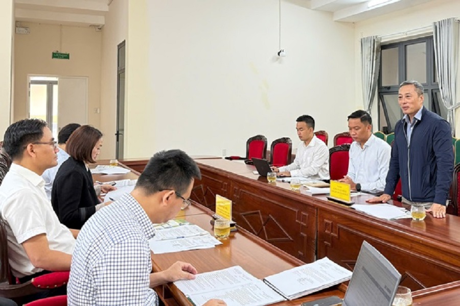 Buổi l&agrave;m việc Trung t&acirc;m x&uacute;c tiến Đầu tư, Thương mại v&agrave; Du lịch tỉnh L&acirc;m Đồng với C&ocirc;ng ty Cổ phần Espace Business Huế (thuộc Tập đo&agrave;n Central Retail tại Việt Nam). (Ảnh: Duy Hải)