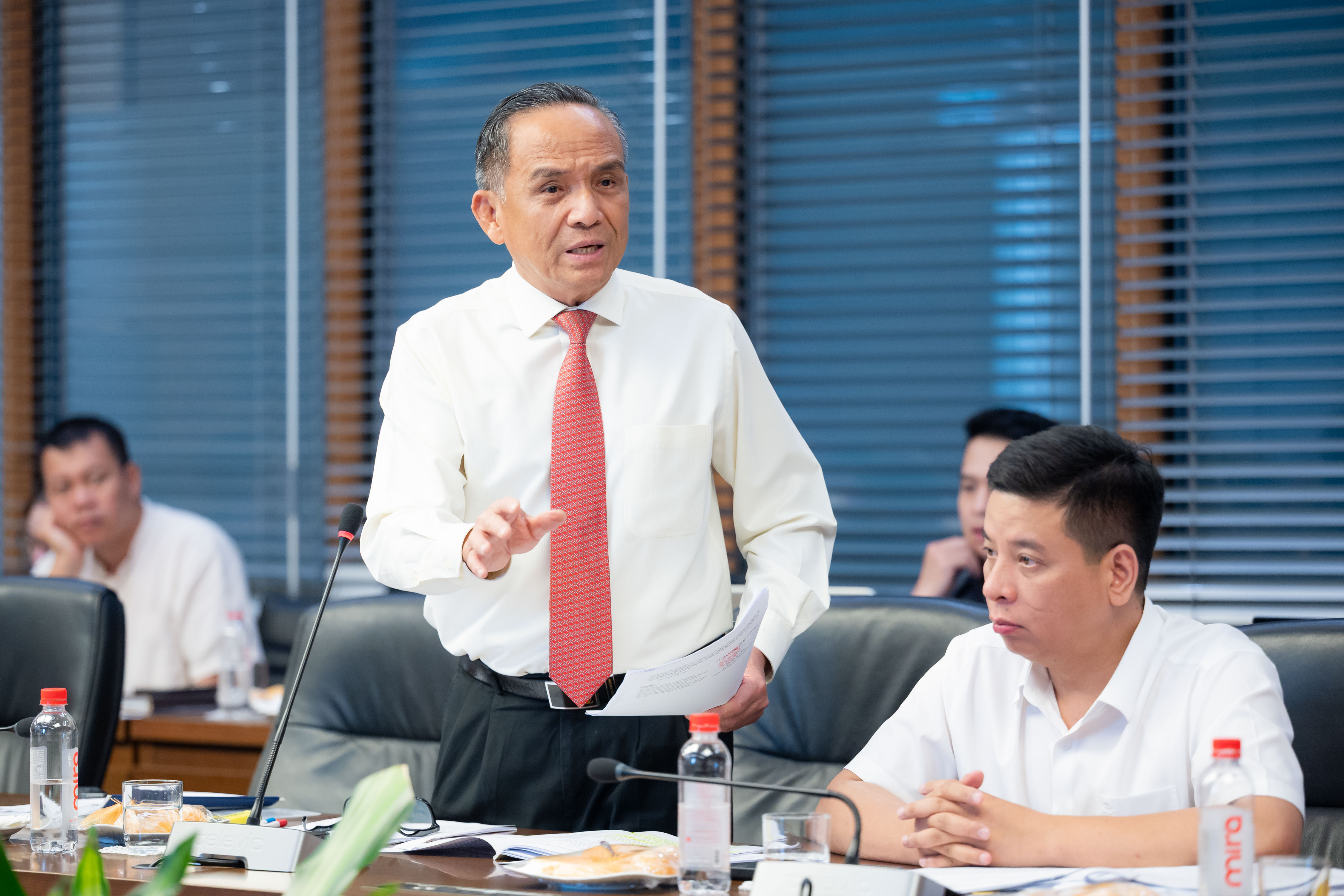 &Ocirc;ng L&ecirc; Ho&agrave;ng Ch&acirc;u, Chủ tịch Hiệp hội Bất động sản Th&agrave;nh phố Hồ Ch&iacute; Minh ph&aacute;t biểu.