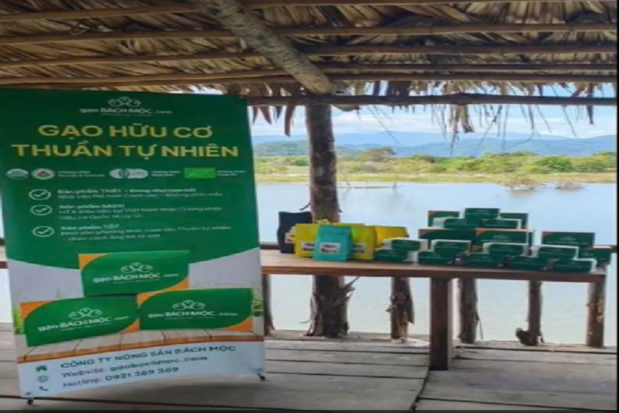 Sản Phẩm gạo thuần tự nhi&ecirc;n của Hợp t&aacute;c x&atilde; L&uacute;a Mẹ Phan L&acirc;m.