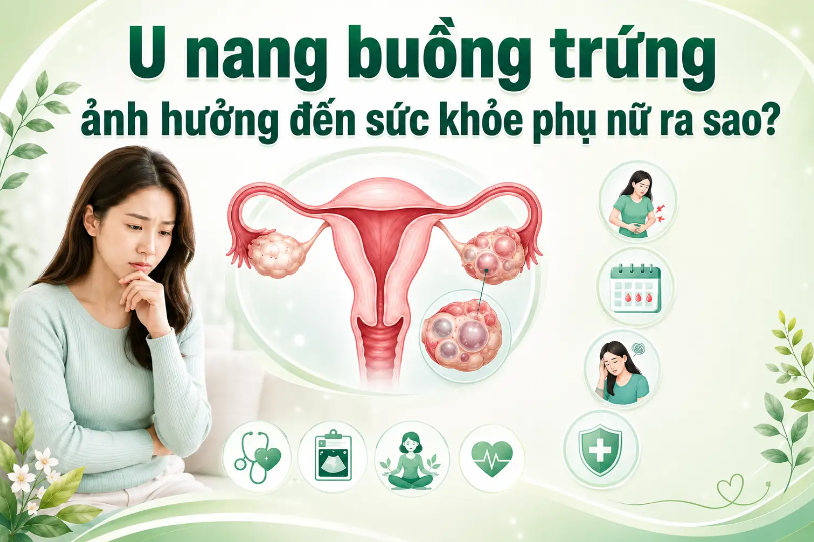 U nang buồng trứng ảnh hưởng đến sức khỏe phụ nữ ra sao?
