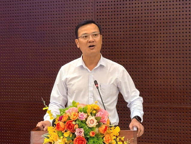 Tại buổi họp b&aacute;o, &ocirc;ng L&ecirc; Văn Tuấn - Ph&oacute; Gi&aacute;m đốc Sở X&acirc;y dựng TP. Đ&agrave; Nẵng đ&atilde; th&ocirc;ng tin về những &yacute; kiến li&ecirc;n quan đến đề xuất di dời Trung t&acirc;m H&agrave;nh ch&iacute;nh th&agrave;nh phố về ph&iacute;a Nam.