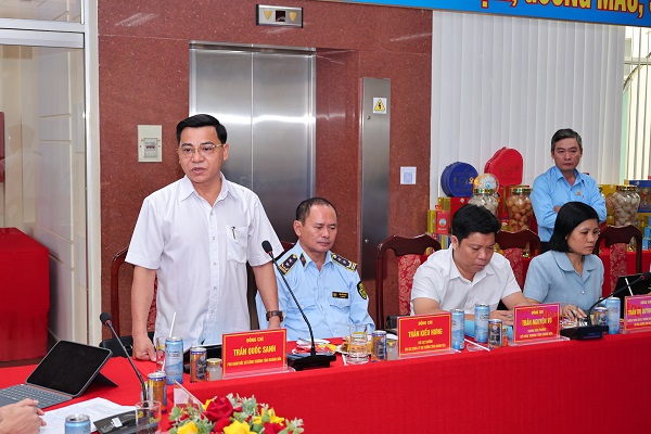 &Ocirc;ng Trần Quốc Sanh- Ph&oacute; Gi&aacute;m đốc sở C&ocirc;ng thương ph&aacute;t biểu